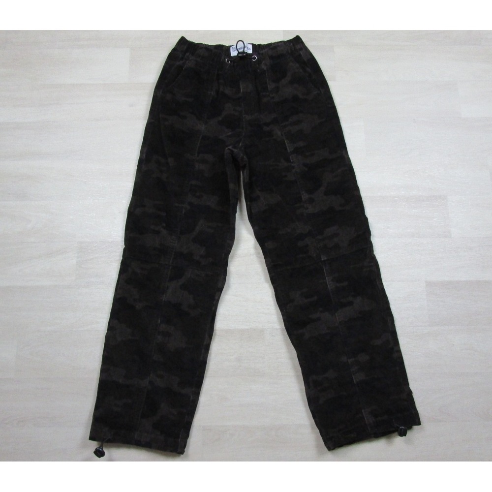 NO BOUNDARIES Corduroy Camo Pants Womens (XS) Utility Jogger Y2K Style